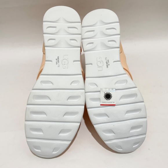 UGG Women’s Willows Sneakers Peach Knit Trainers COMFORTABLE FLAT SHOES 10 - Picture 10 of 11